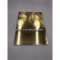 Golden Aluminum mirror composite panel